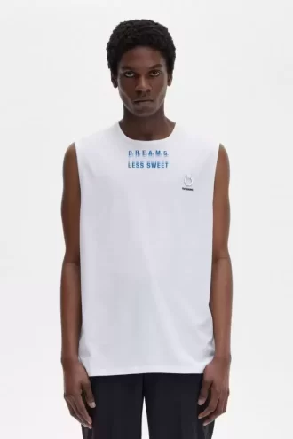 Camiseta de tirantes estampada para hombre