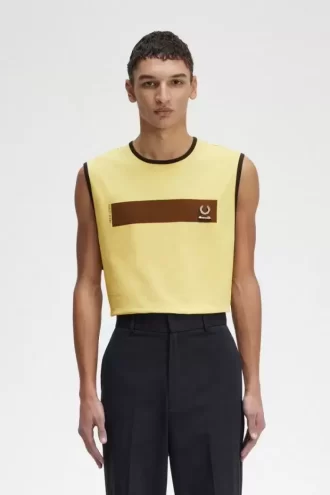 Camiseta de tirantes estampada para hombre