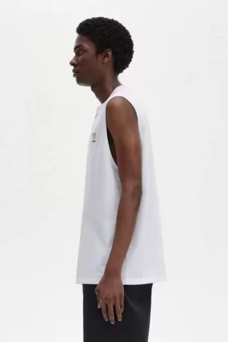 Camiseta de tirantes estampada para hombre