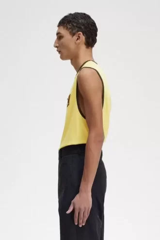 Camiseta de tirantes estampada para hombre