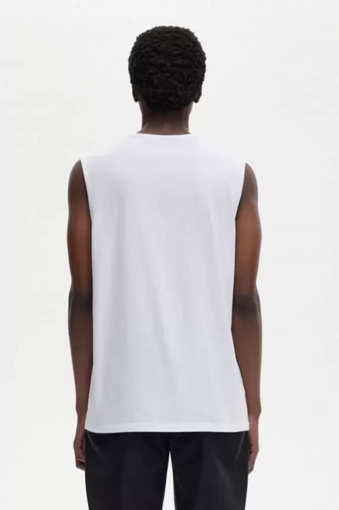 Camiseta de tirantes estampada para hombre