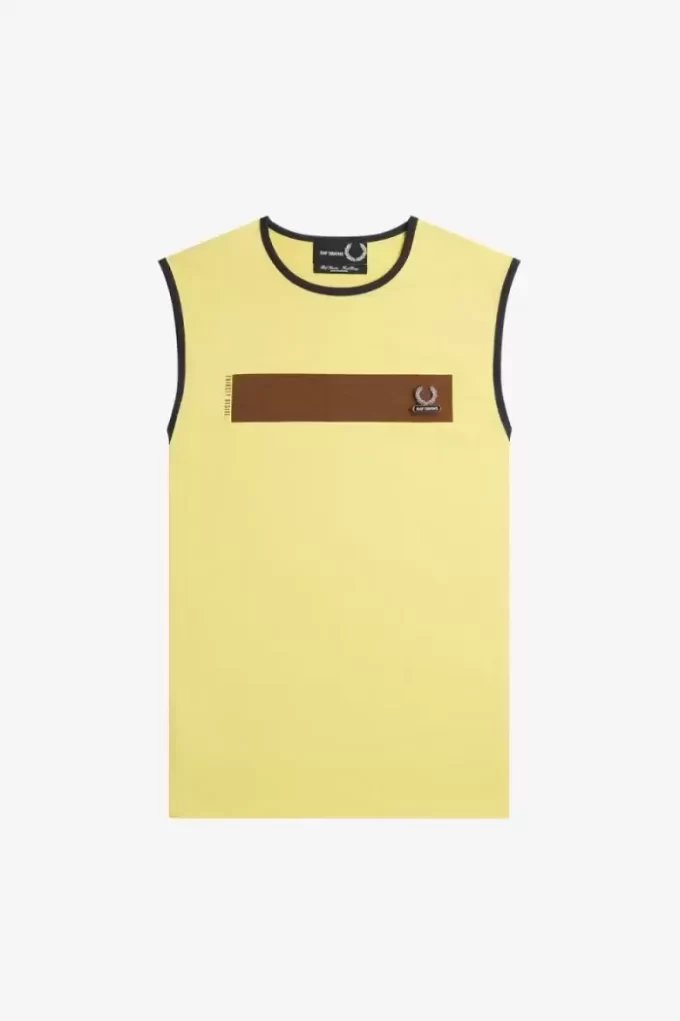 Camiseta de tirantes estampada para hombre