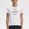 Camiseta estampada de corte entallado para hombre