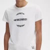 Camiseta estampada de corte entallado para hombre
