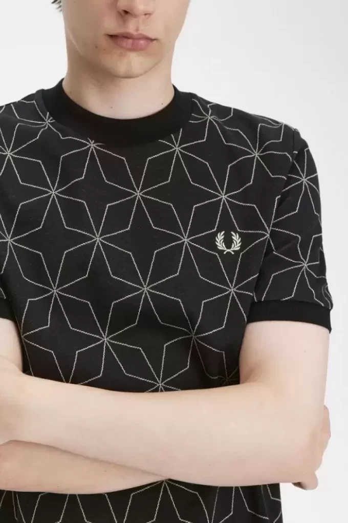 Camiseta geométrica para hombre Camiseta geométrica para hombre