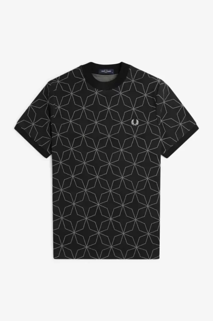 Camiseta geométrica para hombre Camiseta geométrica para hombre