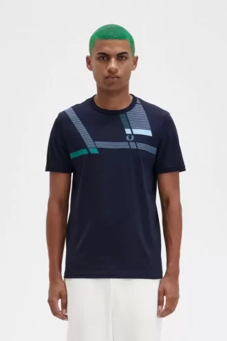 Camiseta para hombre con estampado Glitch