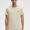 Camiseta Ringer con cinta en contraste para hombre