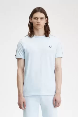 Camiseta Ringer con cinta en contraste para hombre Camiseta Ringer con cinta en contraste para hombre