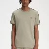 Camiseta Ringer con cinta en contraste para hombre