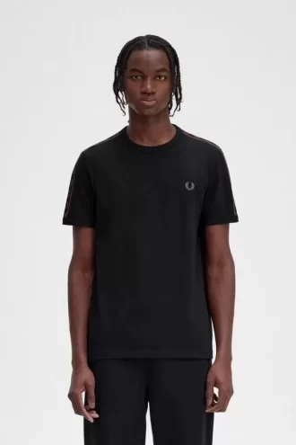 Camiseta Ringer con cinta en contraste para hombre