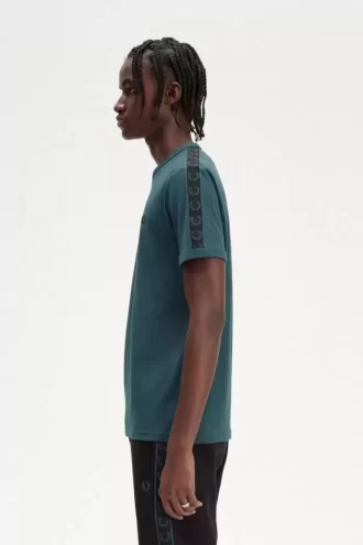 Camiseta Ringer con cinta en contraste para hombre Camiseta Ringer con cinta en contraste para hombre