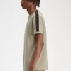 Camiseta Ringer con cinta en contraste para hombre