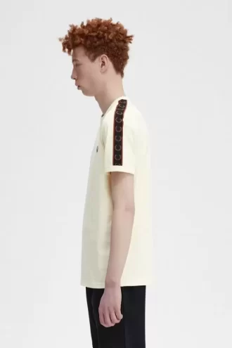 Camiseta Ringer con cinta en contraste para hombre