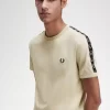 Camiseta Ringer con cinta en contraste para hombre