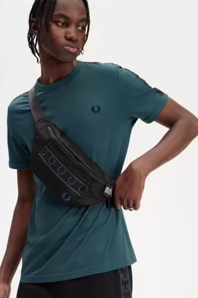Camiseta Ringer con cinta en contraste para hombre