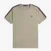 Camiseta Ringer con cinta en contraste para hombre