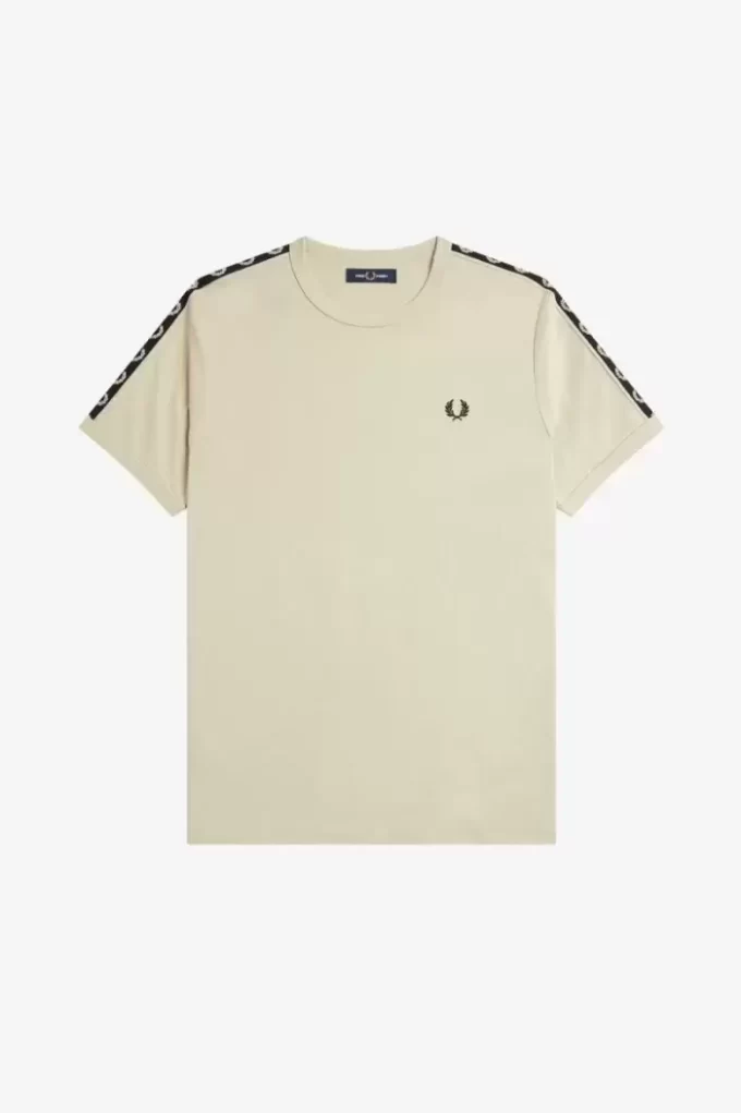 Camiseta Ringer con cinta en contraste para hombre