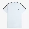 Camiseta Ringer con cinta en contraste para hombre