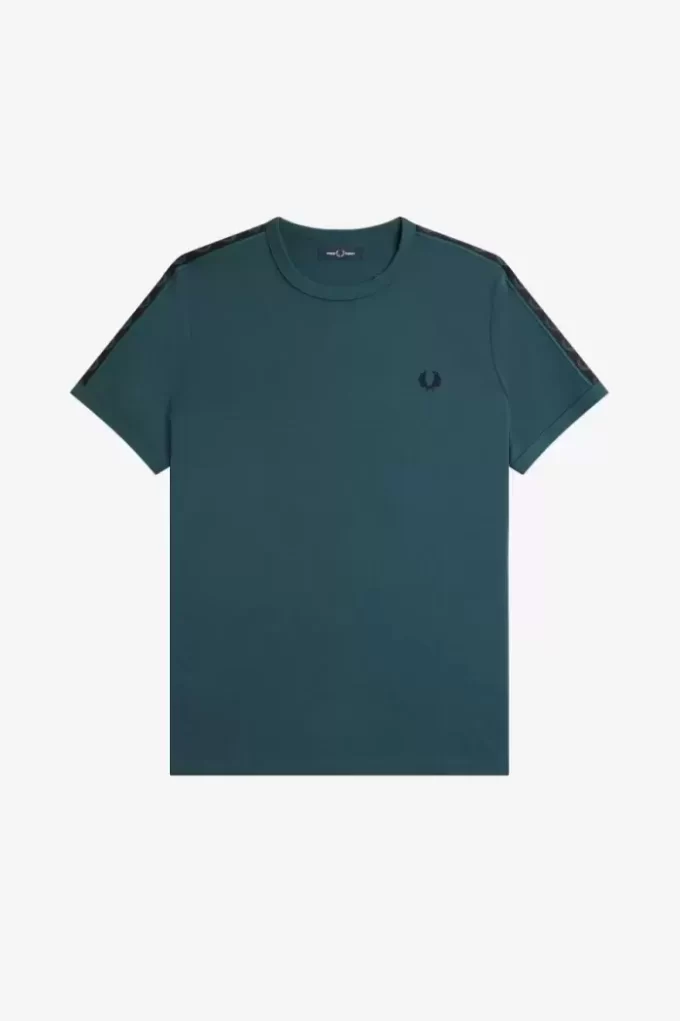 Camiseta Ringer con cinta en contraste para hombre