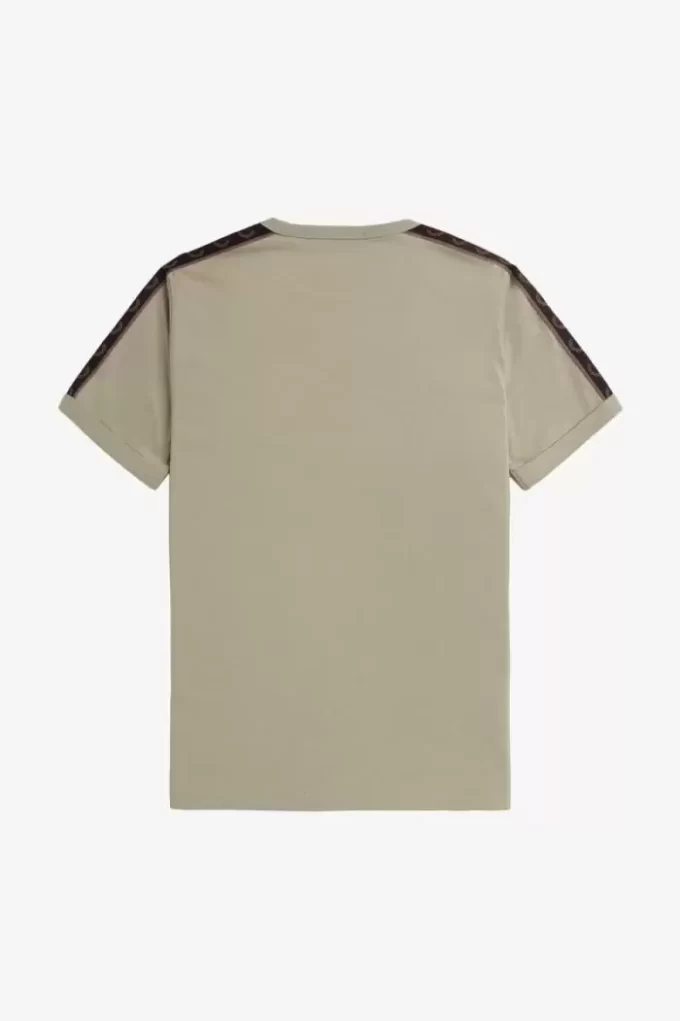 Camiseta Ringer con cinta en contraste para hombre