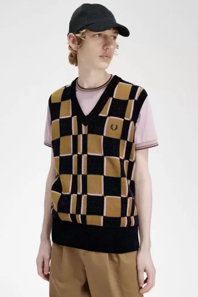 Camiseta sin mangas con diseño de cuadros Glitch para hombre Camiseta sin mangas con diseño de cuadros Glitch para hombre