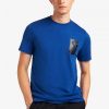 Camisetas con parche estampado en el pecho