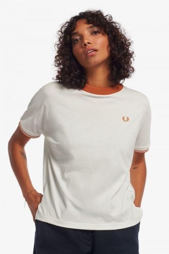 Camisetas con ribete de punto