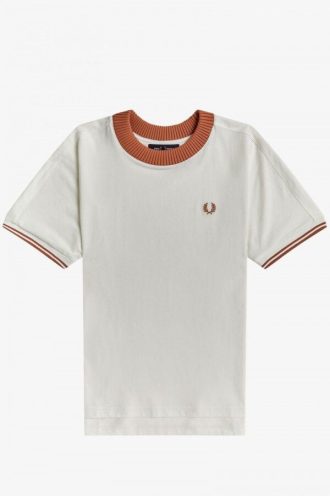 Camisetas con ribete de punto