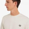 Camisetas de manga larga con puños a rayas