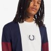 Camisetas de manga larga con rayas centrales