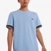 Camisetas de piqué con ribete de tranvía