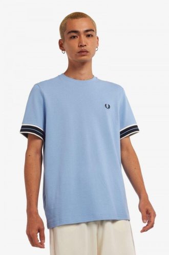 Camisetas de piqué con ribete de tranvía