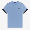 Camisetas de piqué con ribete de tranvía