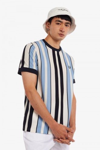 Camisetas De Piqué De Rayas Verticales