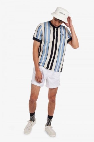 Camisetas De Piqué De Rayas Verticales
