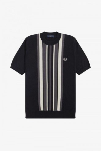 Camisetas de punto a rayas