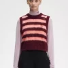 Camisetas de punto a rayas para mujer Camisetas de punto a rayas para mujer