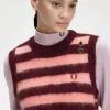 Camisetas de punto a rayas para mujer Camisetas de punto a rayas para mujer
