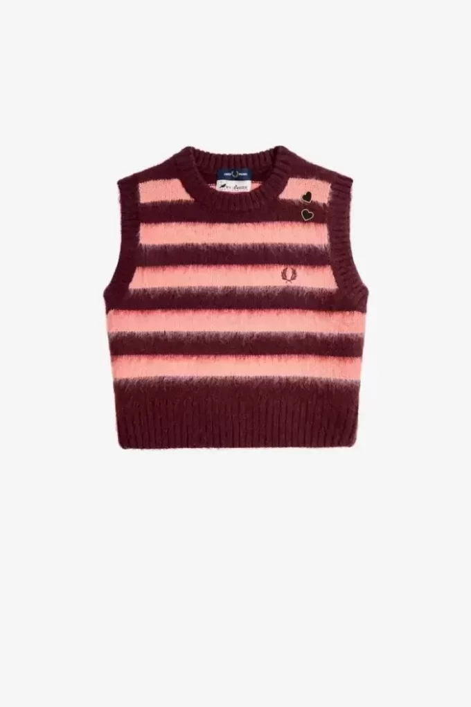 Camisetas de punto a rayas para mujer Camisetas de punto a rayas para mujer