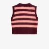 Camisetas de punto a rayas para mujer Camisetas de punto a rayas para mujer