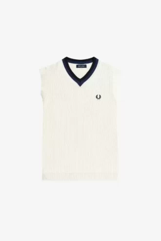 Camisetas de punto con cuello en V para hombre