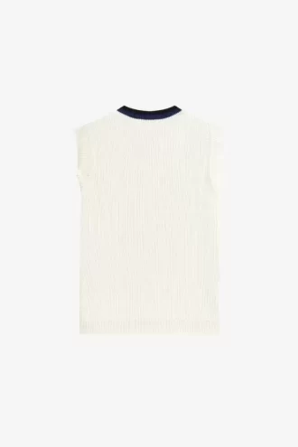 Camisetas de punto con cuello en V para hombre