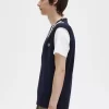 Camisetas de punto con cuello en V y ribete para hombre Camisetas de punto con cuello en V y ribete para hombre
