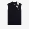 Camisetas de punto con cuello en V y ribete para hombre Camisetas de punto con cuello en V y ribete para hombre