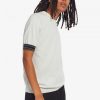 Camisetas de punto con puños a rayas
