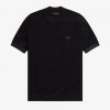 Camisetas de punto con ribete teñido espacial
