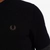 Camisetas de punto con ribete teñido espacial