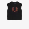 Camisetas de punto para mujer con corona de laurel Camisetas de punto para mujer con corona de laurel