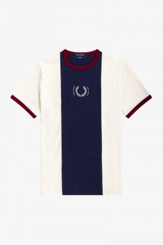 Camisetas de rayas centrales